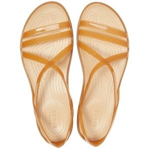 Crocs Women's Isabella Strappy Sandals Dark Gold/ Gold